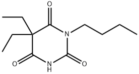 1-Butyl-5,5-diethyl-2,4,6(1H,3H,5H)-pyrimidinetrione Structure