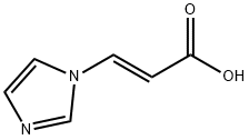 2-Propenoicacid,3-(1H-imidazol-1-yl)-,(E)-(9CI) 结构式