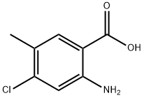 2-AMINO-4-CHLORO-5-METHYL-BENZOIC ACID Structure