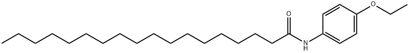 OctadecanaMide, N-(4-ethoxyphenyl)-,1552-37-0,结构式