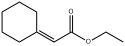 环己烷亚基乙酸乙酯, 1552-92-7, 结构式