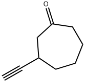 Cycloheptanone, 3-ethynyl- (9CI) 结构式