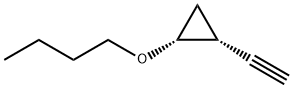 Cyclopropane, 1-butoxy-2-ethynyl-, cis- (9CI) Structure