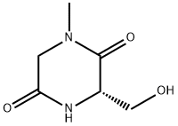 シクロ(-ALA-SER) 化学構造式