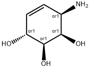 4-Cyclohexene-1,2,3-triol,6-amino-,(1alpha,2alpha,3beta,6alpha)-(9CI) Structure
