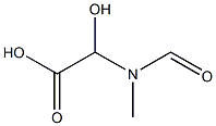Acetic acid, (formylmethylamino)hydroxy- (9CI) Struktur
