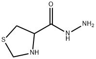 4-Thiazolidinecarboxylicacid,hydrazide(9CI),155264-41-8,结构式