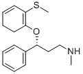 N-甲基-3-(2-(甲硫基)苯氧基)-3-苯基丙烷-1-胺,155273-01-1,结构式