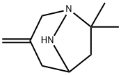 1,8-Diazabicyclo[3.2.1]octane,  7,7-dimethyl-3-methylene- Structure