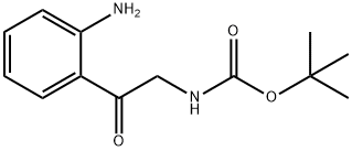 [2-(2-AMINO-PHENYL)-2-OXO-ETHYL]-CARBAMIC ACID TERT-BUTYL ESTER 结构式