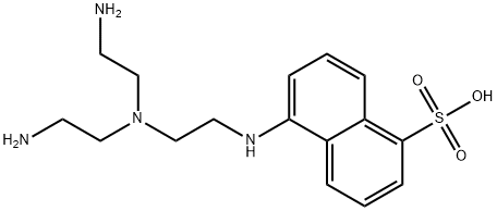 155303-18-7 5-(2-(bis(2-aminoethyl)amino)ethylamino)naphthalene-1-sulfonic acid