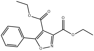 3,4-Isoxazoledicarboxylicacid,5-phenyl-,diethylester(9CI) 结构式