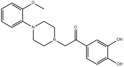 15532-98-6 1-(3,4-dihydroxyphenyl)-2-[4-(2-methoxyphenyl)piperazin-1-yl]ethan-1-one 