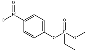 Ethylphosphonic acid p-nitrophenyl(methyl) ester Structure