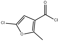 3-Furancarbonyl chloride, 5-chloro-2-methyl- (9CI) Struktur