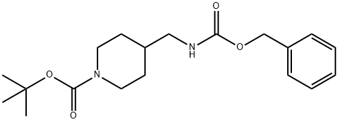 N-BOC-4(benzyloxycarbonylaminomethyl)piperidine, 98 % 化学構造式