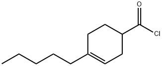 3-Cyclohexene-1-carbonyl chloride, 4-pentyl- (9CI),155468-70-5,结构式