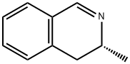 (+)-3,4-Dihydro-3-methylisoquinoline Struktur
