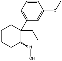 2-Ethyl-2-(3-methoxyphenyl)cyclohexanone oxime 结构式