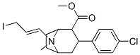N-(3-iodopropen-1-yl)-2-carbomethoxy-3-(4-chlorophenyl)tropane Structure