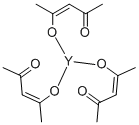 YTTRIUM ACETYLACETONATE 化学構造式