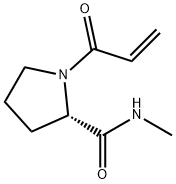 2-Pyrrolidinecarboxamide,N-methyl-1-(1-oxo-2-propenyl)-,(S)-(9CI) Structure