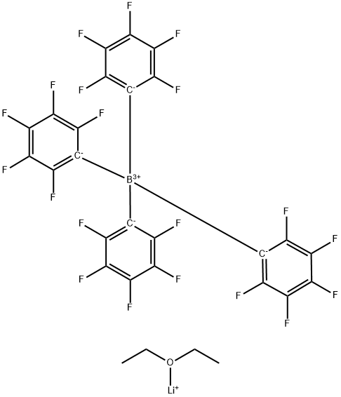 LITHIUM TETRAKIS(PENTAFLUOROPHENYL)BORATE-ETHYL ETHER COMPLEX|四(五氟苯基)硼化锂乙醚共聚物