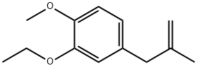 Benzene, 2-ethoxy-1-methoxy-4-(2-methyl-2-propenyl)- (9CI) Structure