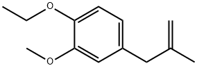 Benzene, 1-ethoxy-2-methoxy-4-(2-methyl-2-propenyl)- (9CI) 结构式