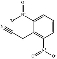 2-(2,6-dinitrophenyl)acetonitrile 化学構造式