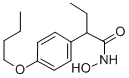 2-(p-Butoxyphenyl)butyrohydroxamic acid Struktur