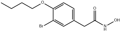 2-(3-Bromo-4-butoxyphenyl)acetohydroxamic acid Structure