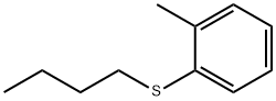Butyl 2-methylphenyl sulfide Structure