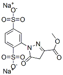 1H-Pyrazole-3-carboxylic acid, 1-(2,5-disulfophenyl) -4,5-dihydro-5-oxo, 3-methyl ester, disodium salt|