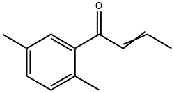 1-(2,5-ジメチルフェニル)-2-ブテン-1-オン 化学構造式