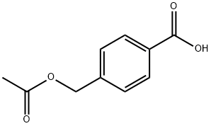 4-ACETOXYMETHYLBENZOIC ACID Struktur