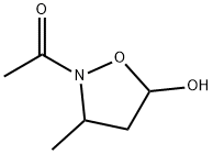 5-Isoxazolidinol, 2-acetyl-3-methyl- (9CI) Structure