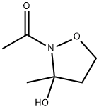 3-Isoxazolidinol, 2-acetyl-3-methyl- (9CI) Structure