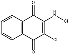 1,4-Naphthalenedione, 2-chloro-3-(chloroamino)- Structure