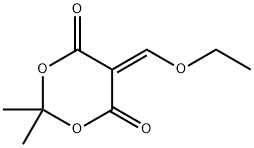 5-(ethoxyMethylene)-2,2-diMethyl-1,3-dioxane-4,6-dione Struktur