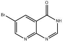 6-溴吡啶并[2,3-D]嘧啶-4(1H)-酮, 155690-79-2, 结构式