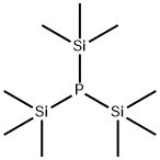 トリス(トリメチルシリル)ホスフィン 化学構造式
