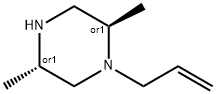 (+/-)-TRANS-1-ALLYL-2 5-DIMETHYLPIPERAZ& Structure