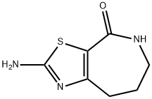 2-AMINO-5,6,7,8-TETRAHYDRO-4H-THIAZOLO[5,4-C]AZEPIN-4-ONE 结构式