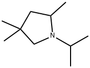 Pyrrolidine, 2,4,4-trimethyl-1-(1-methylethyl)- (9CI) Structure