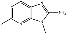 2-AMINO-3,5-DIMETHYLIMIDAZO(4,5-B)PYRIDINE 结构式