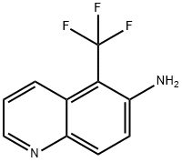 6-Quinolinamine, 5-(trifluoromethyl)- 化学構造式