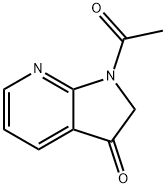 1-ACETYL-1,2-DIHYDRO-3H-PYRROLO[2,3-B]PYRIDIN-3-ONE Structure