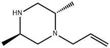 Piperazine, 2,5-dimethyl-1-(2-propenyl)-, (2S,5R)- (9CI) Structure