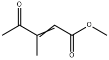 2-Pentenoic acid, 3-methyl-4-oxo-, methyl ester (9CI) Structure